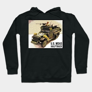 U.S. M3A3 Halftrack (Left Side) Hoodie